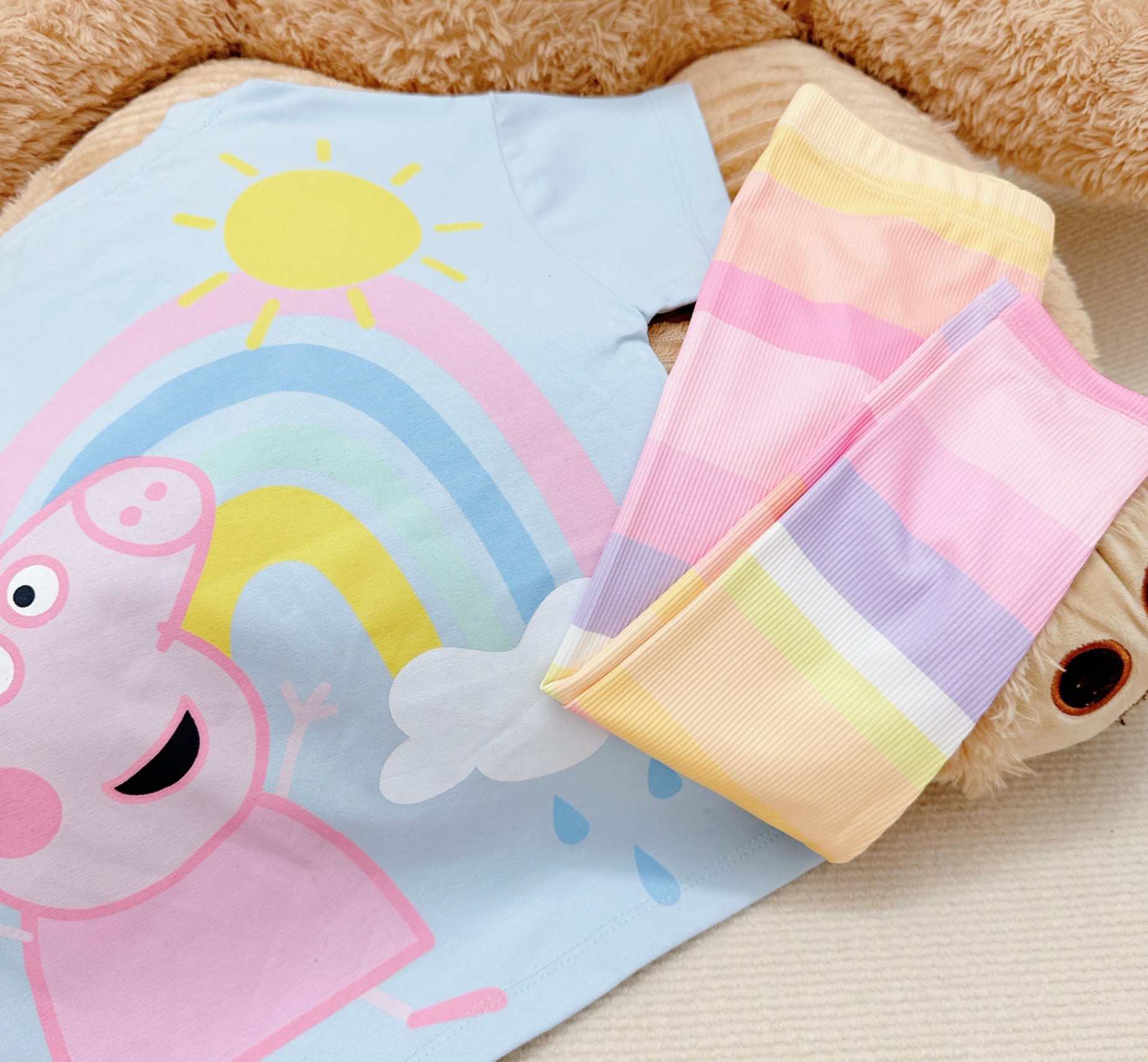 SET CẦU VỒNG HEO PEPPA CƯNG XỈU
