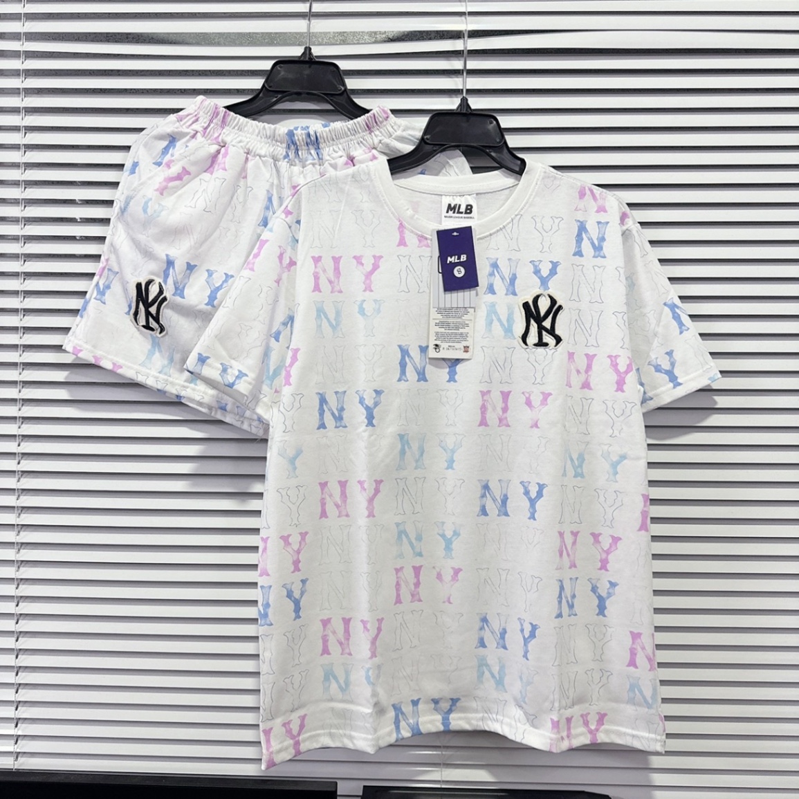 SET MLB NY IN TRÀN MÀU TRẮNG CHO NỮ