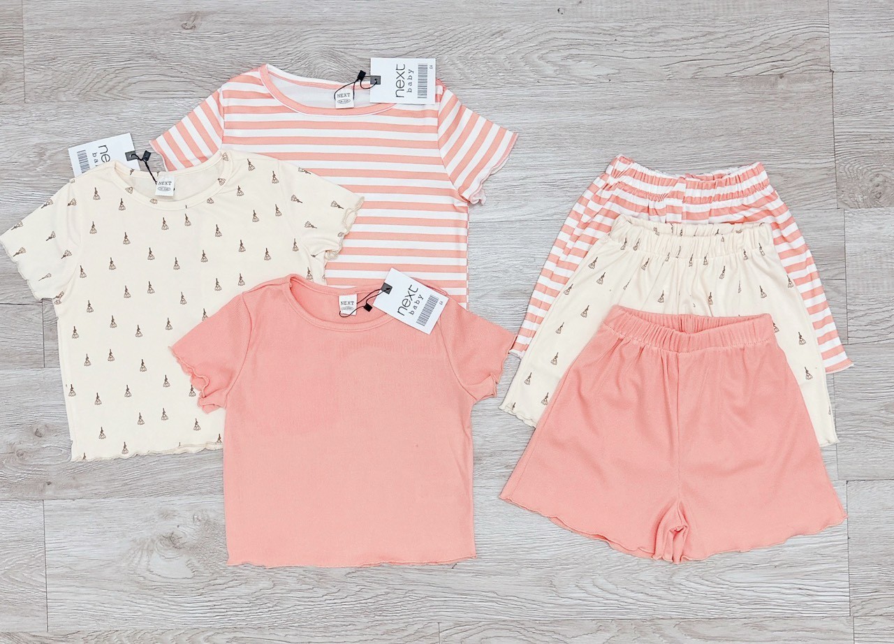 SET 3 BỘ TĂM BÈO NEXT HỒNG CAM/KẺ/HOA NHÍ