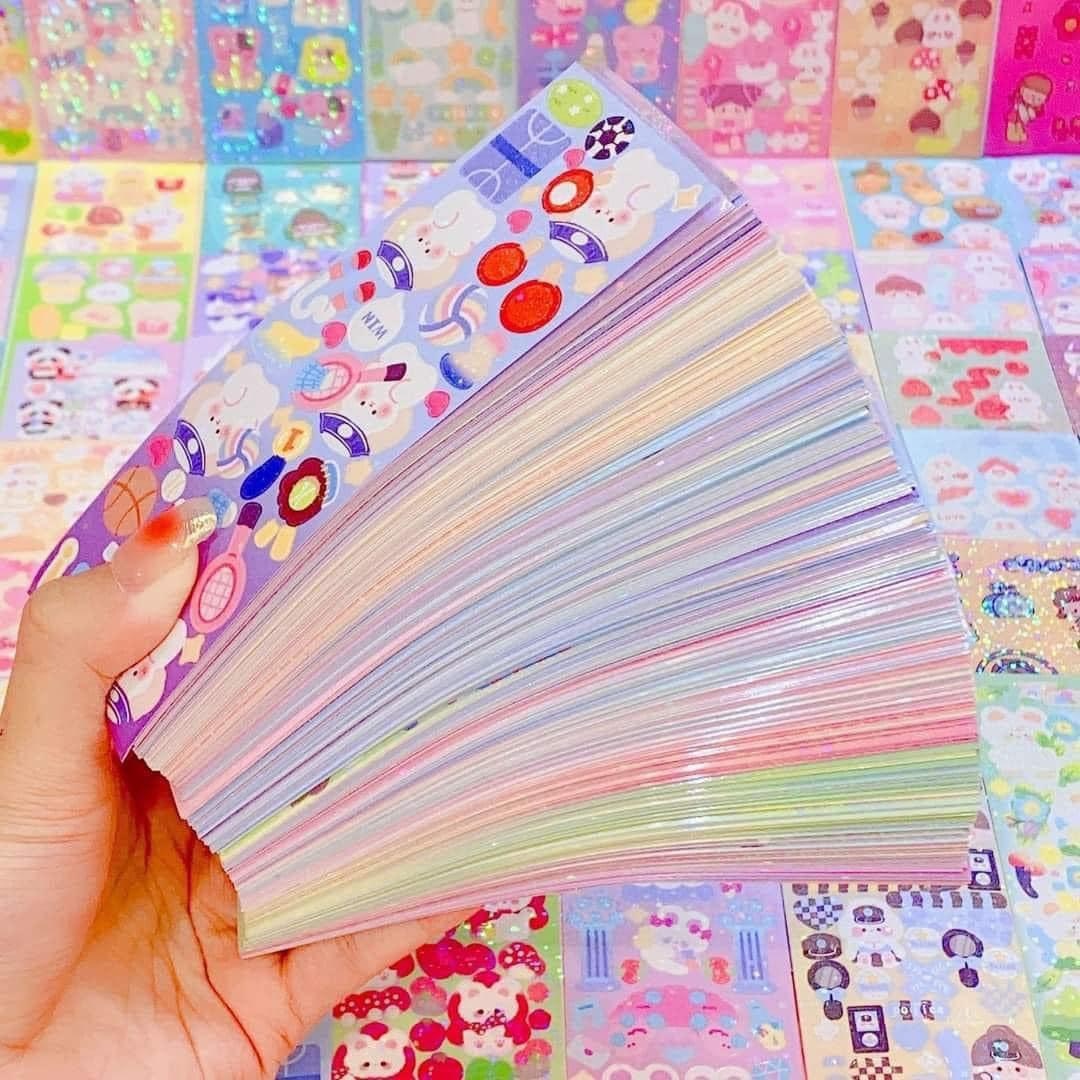 set 200 tờ sticker (mix random)