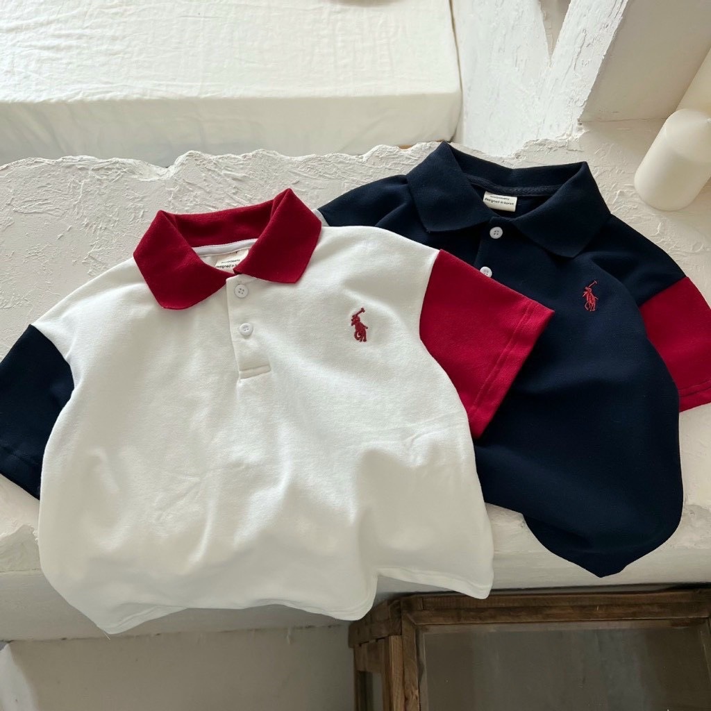 SET 2 ÁO POLO THÊU NGỰA