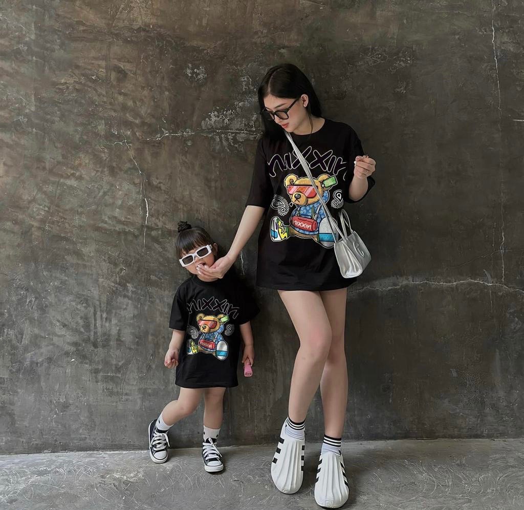 ÁO IN HÌNH GẤU NIXIN MẸ