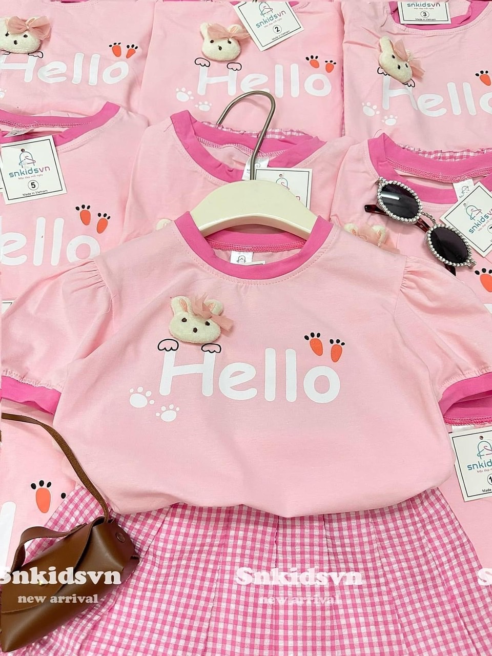 SET GẤU HELLO HỒNG