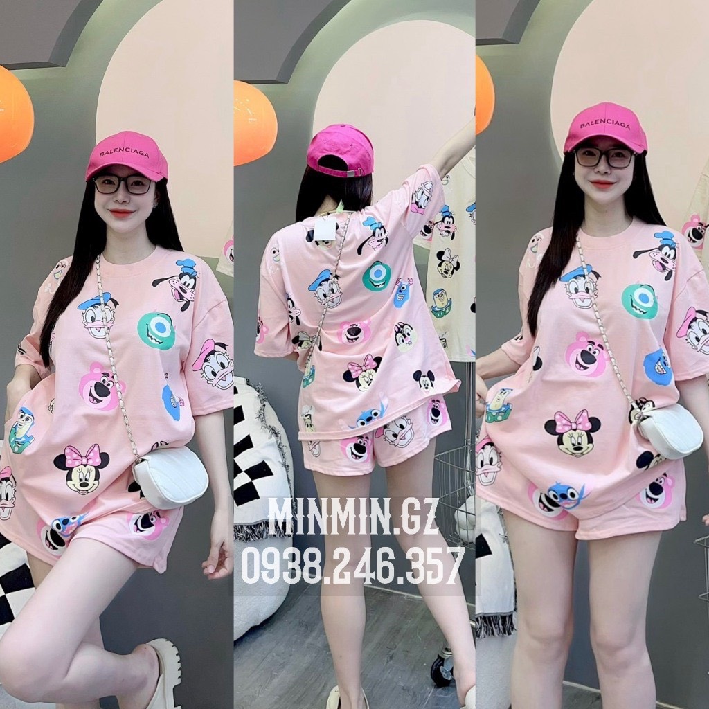 BỘ GẤU MICKEY HỒNG BE