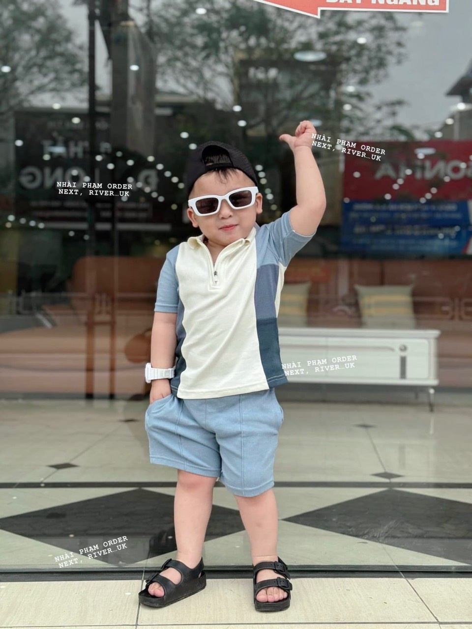 BỘ CỔ ĐỨC PHỐI XANH BTRAI
