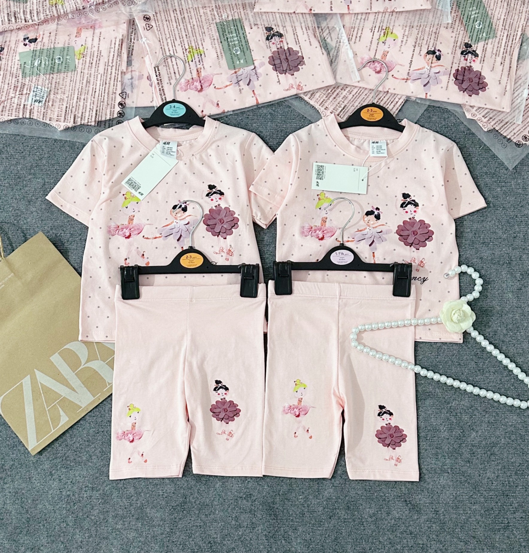 SET 3 HÌNH CÔNG CHÚA MÀU HỒNG
