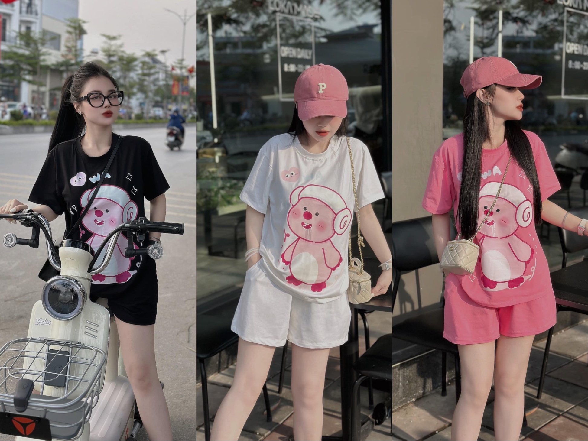 BỘ HEO CUTE 3 MÀU
