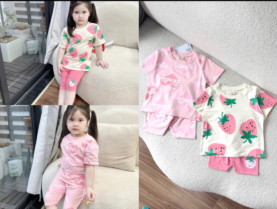 SET 2 BỘ DÂU HỒNG BARBIE