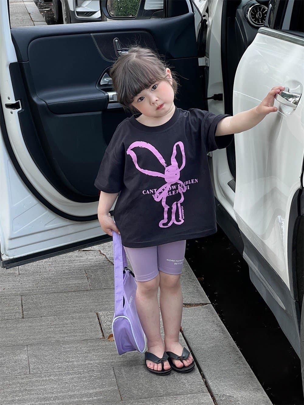 SET THỎ TÍM QUẦN LEGGING