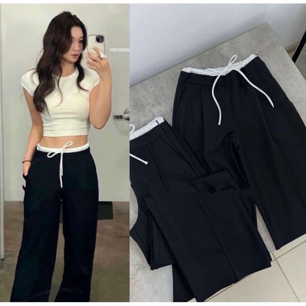 QUẦN XUÔNG CẠP TRẮNG ZARA