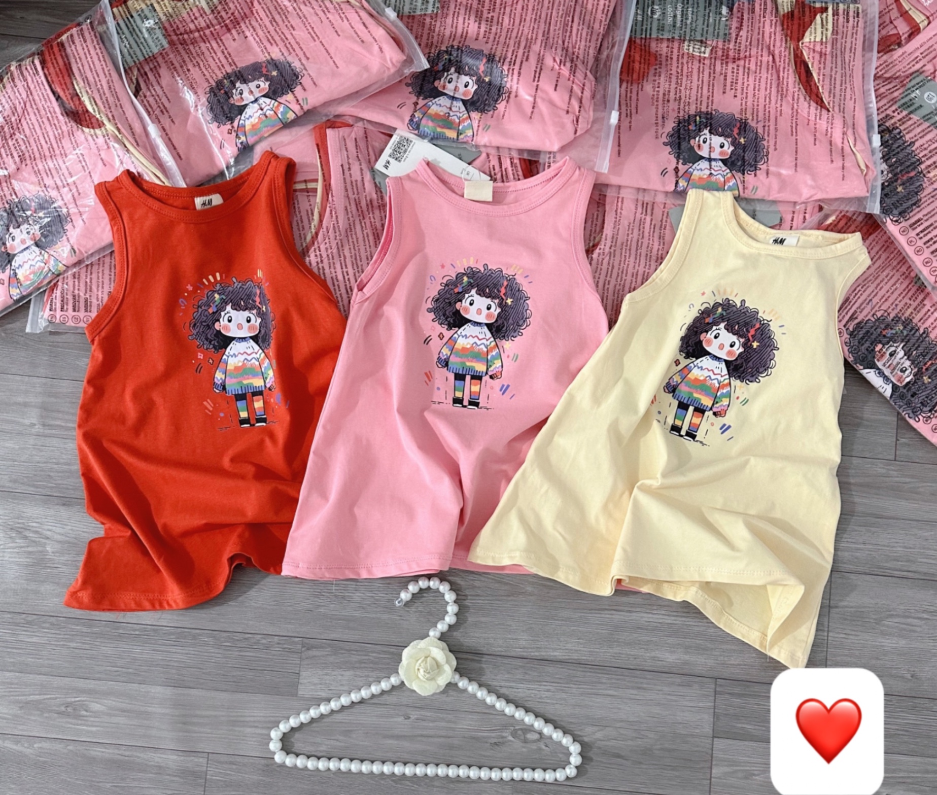 SET 3 VÁY CÔ GÁI TÓC XOĂN