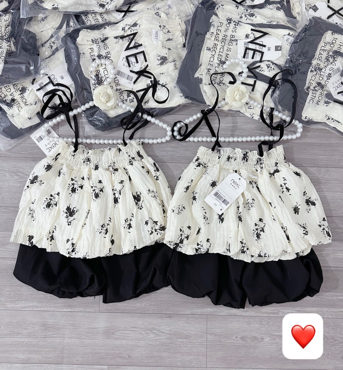 SET 2 DÂY HOA NHÍ QUẦN PHỒNG