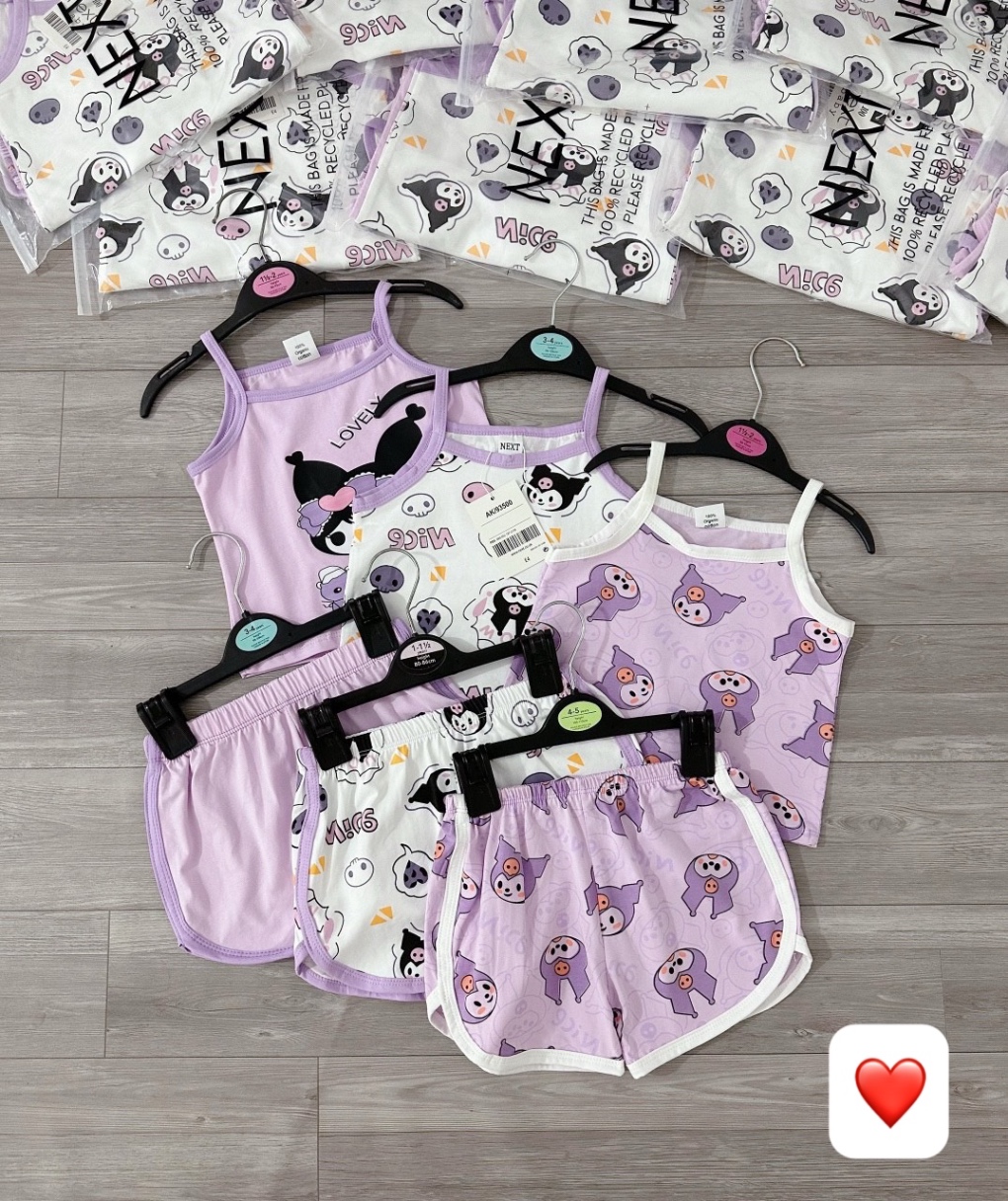 SET 3 BỘ 2 DÂY KUROMI