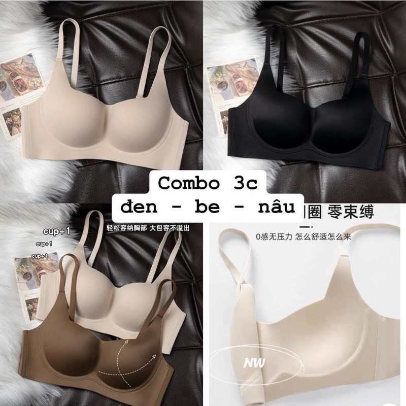 COMBO 3 ÁO BRA DẬP VIỀN