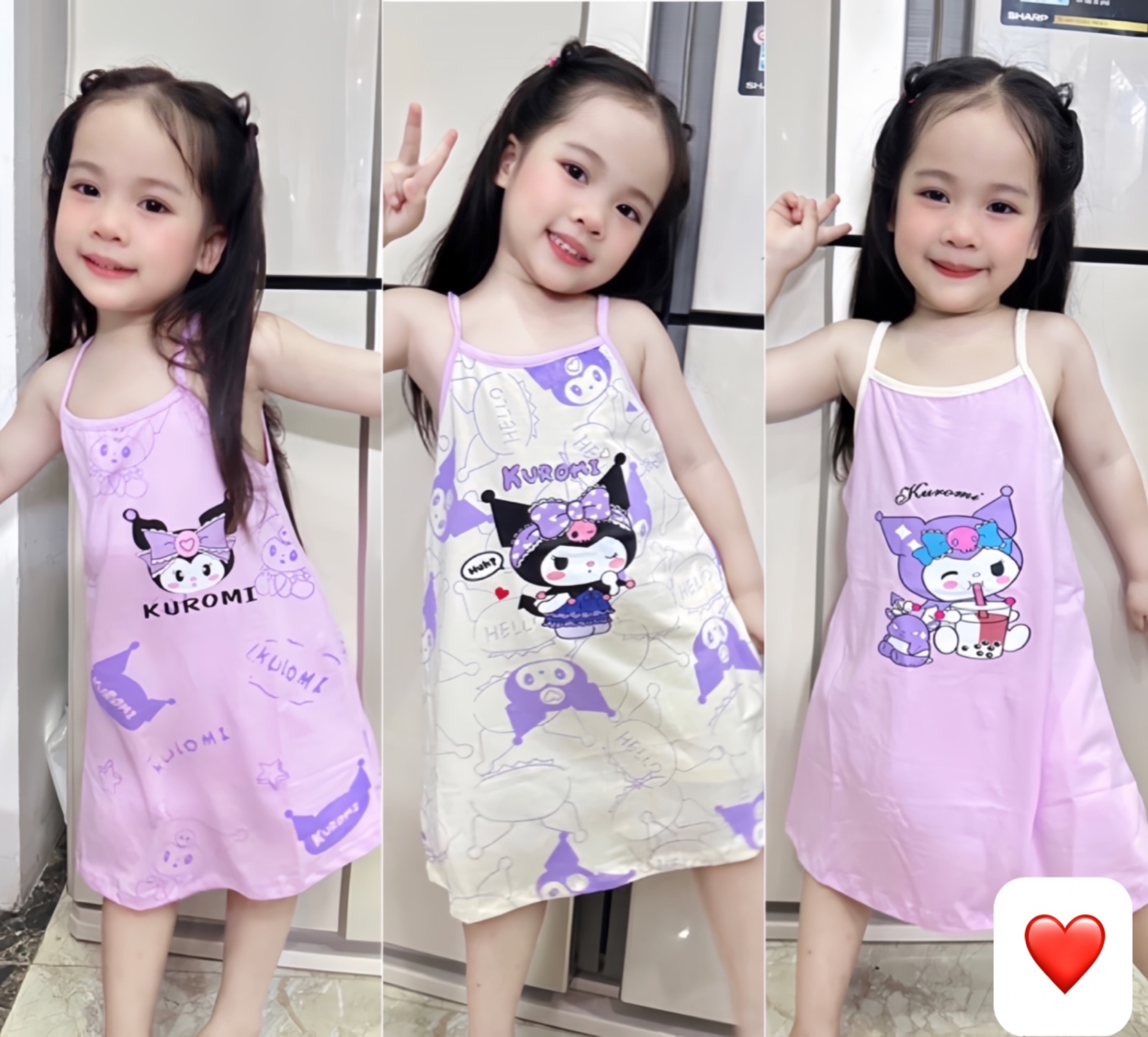 SET 3 VÁY 2 DÂY YẾM KUROMI