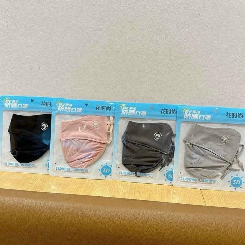 SET 4c KHẨU TRANG CHỐNG TIA UV