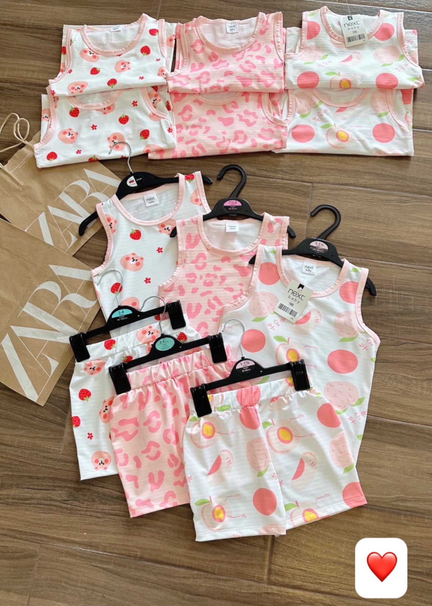 SET 3 BỘ QUẢ ĐÀO TONE HỒNG