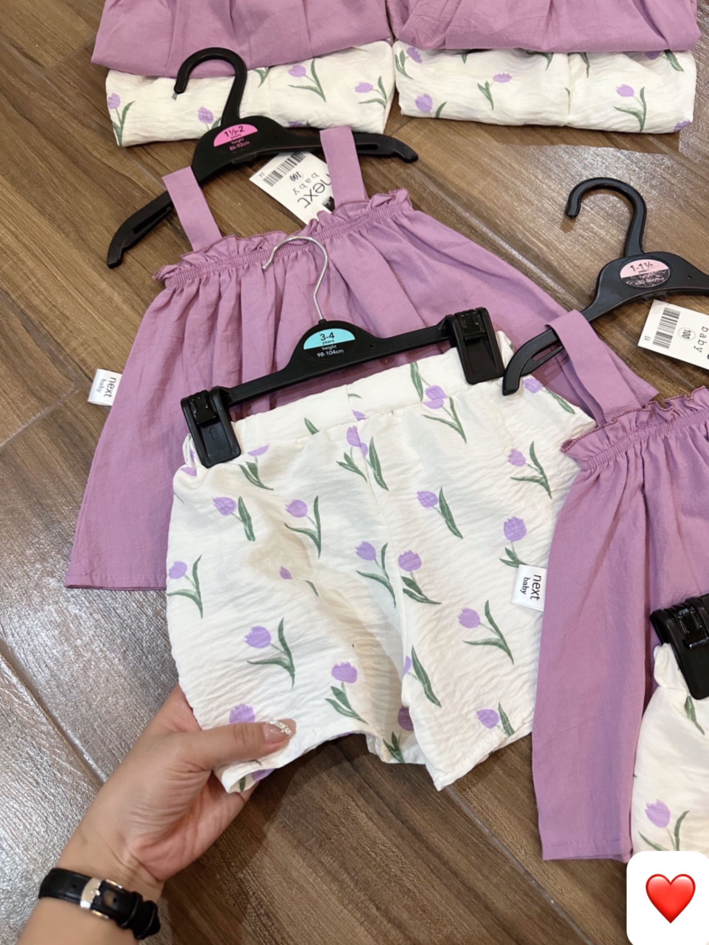 SET 2 DÂY TÍM BẢN TO