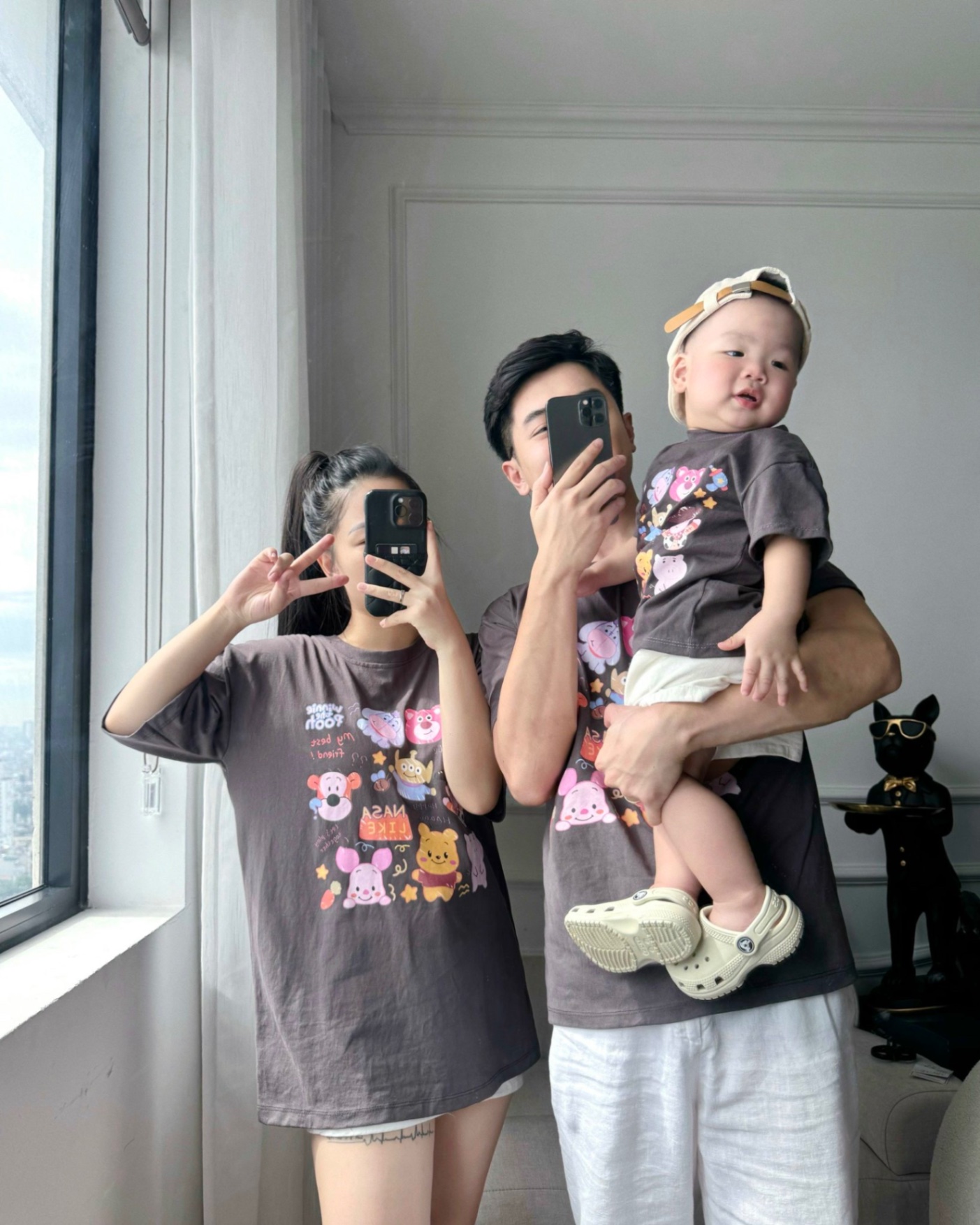 ÁO GIA ĐÌNH HOẠT HÌNH (bố mẹ)