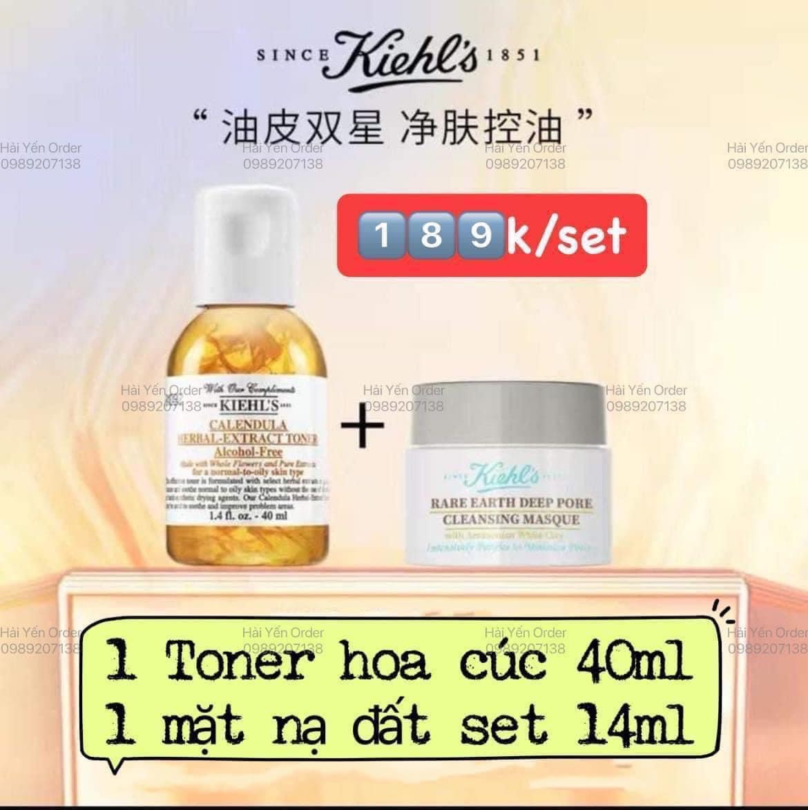 SET TONER VÀ MẶT NẠ ĐẤT SÉT