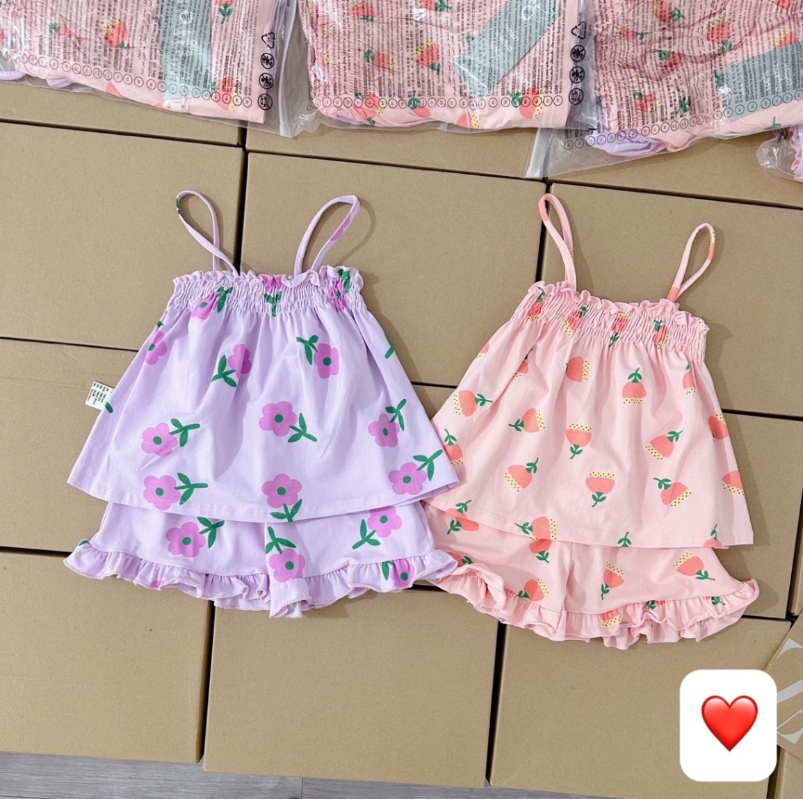 SET 2 BỘ HAI DÂY TÍM HỒNG