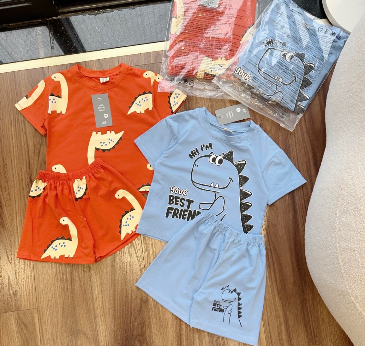 SET 2b KHỦNG LONG SÁT NÁCH CAM XANH