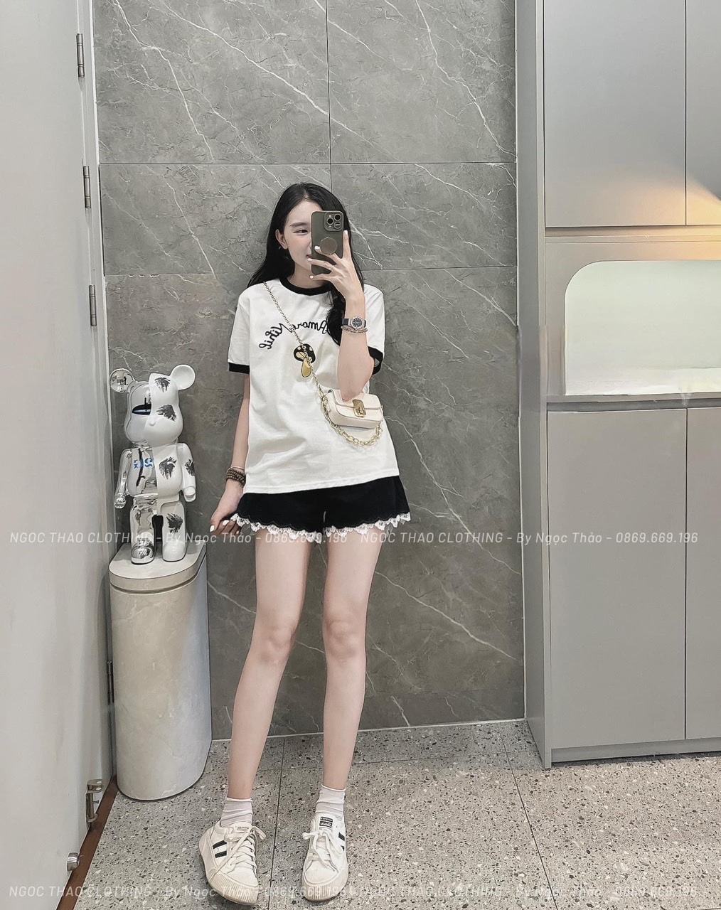 SET ÁO PHÔNG MIX QUẦN REN