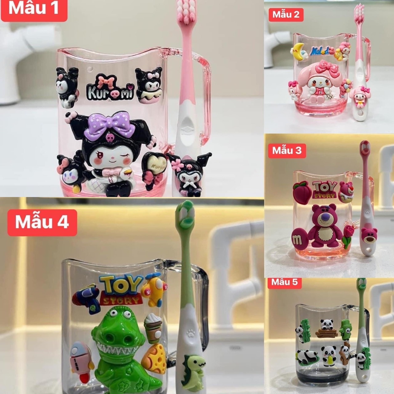 SET ĐÁNH RĂNG HOẠT HÌNH