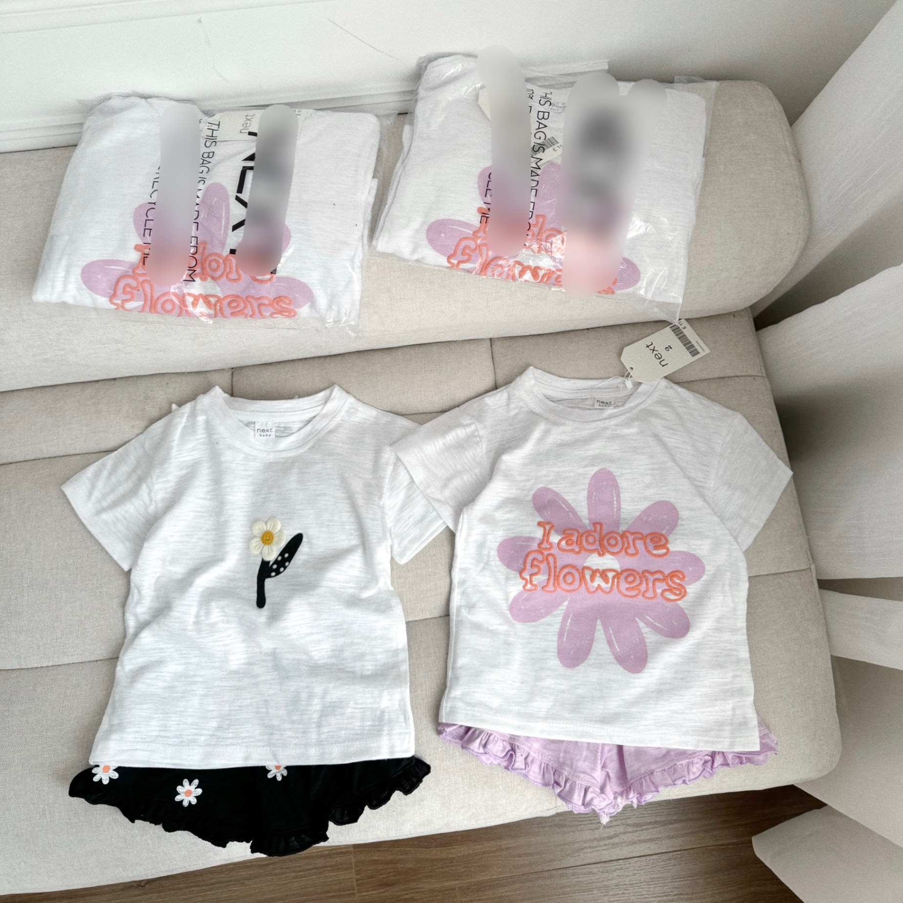 SET 2 BỘ HOA NEXT MIX QUẦN CHẤM BI