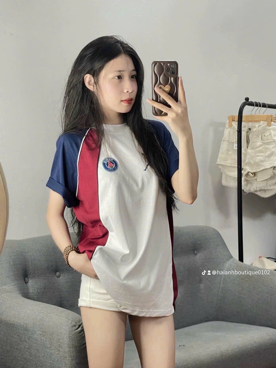 ÁO PHÔNG PARI ĐỎ THAN