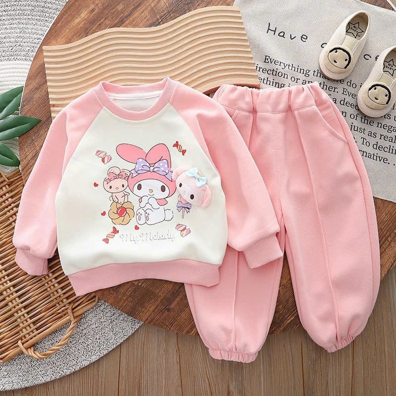 set nỉ hồng gấu nổi