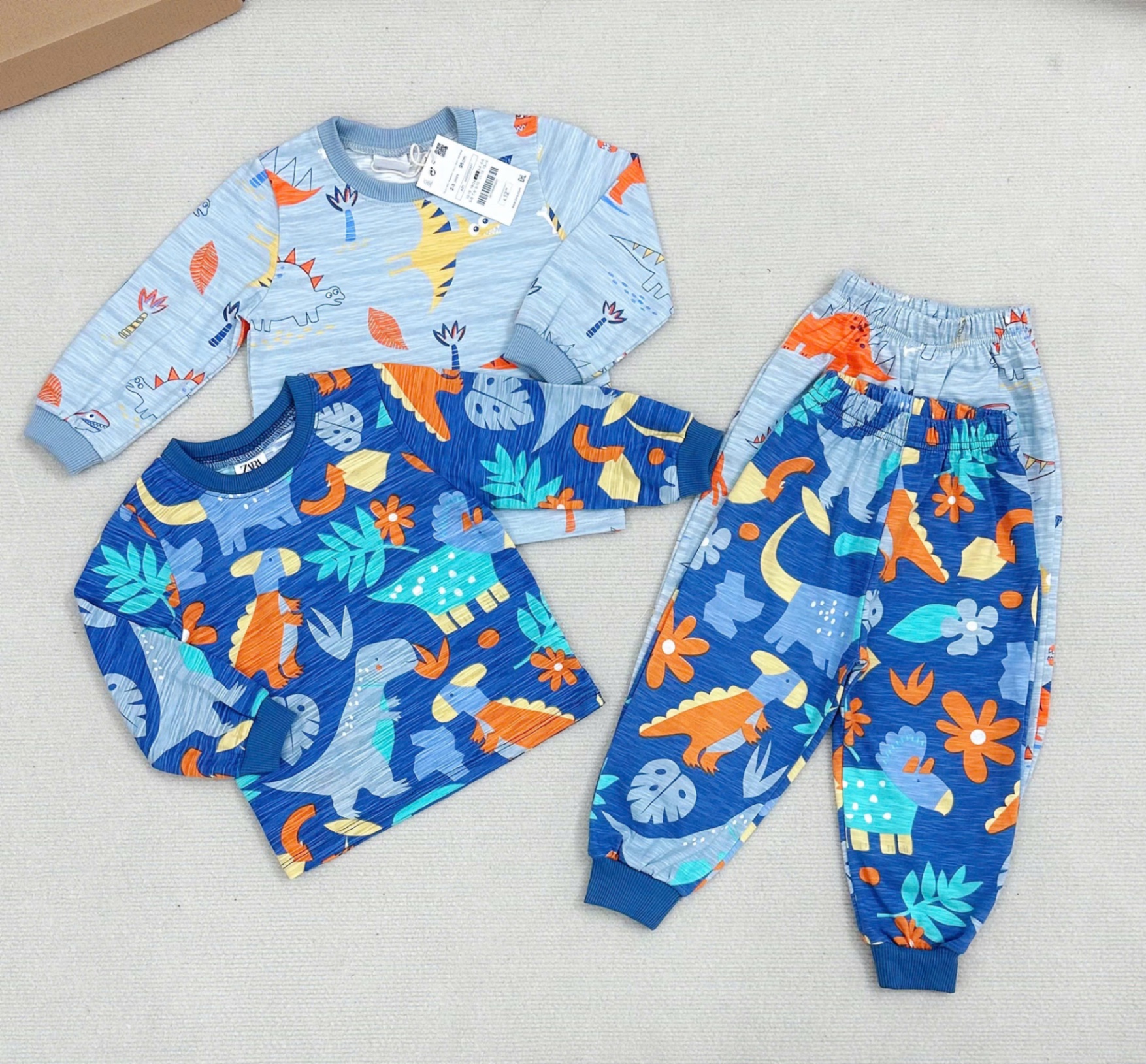 set 2b khủng long xanh dương