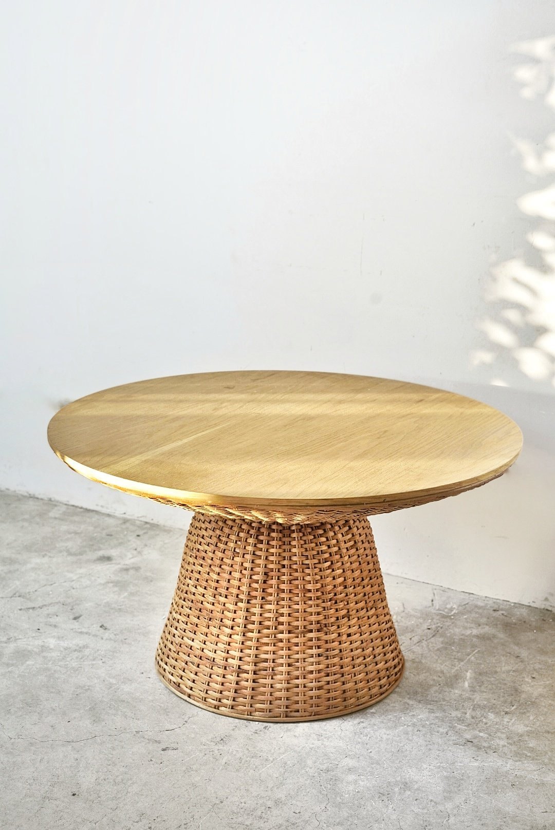 Round Coffee Table Rattan