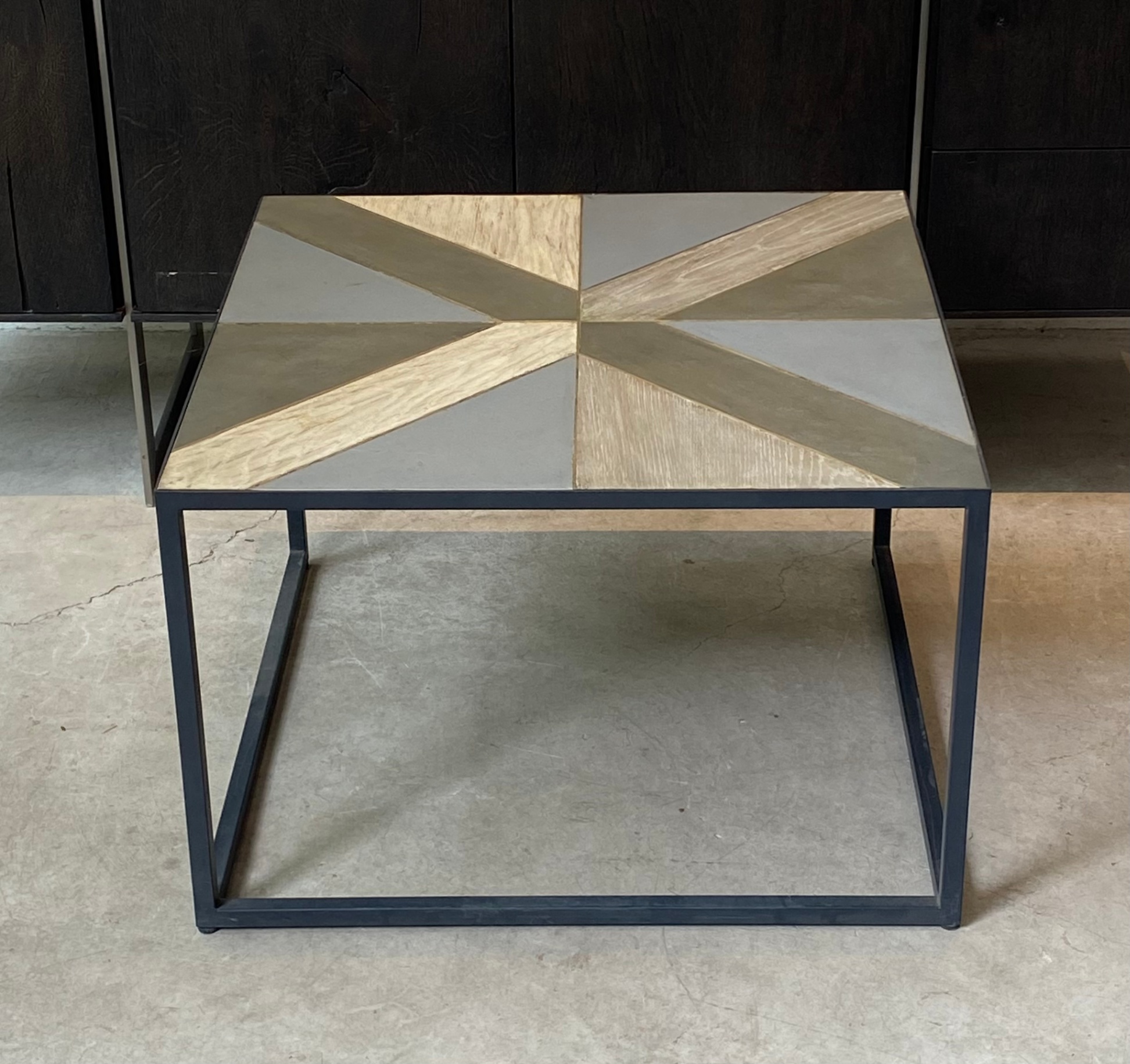 Cement Corner Table