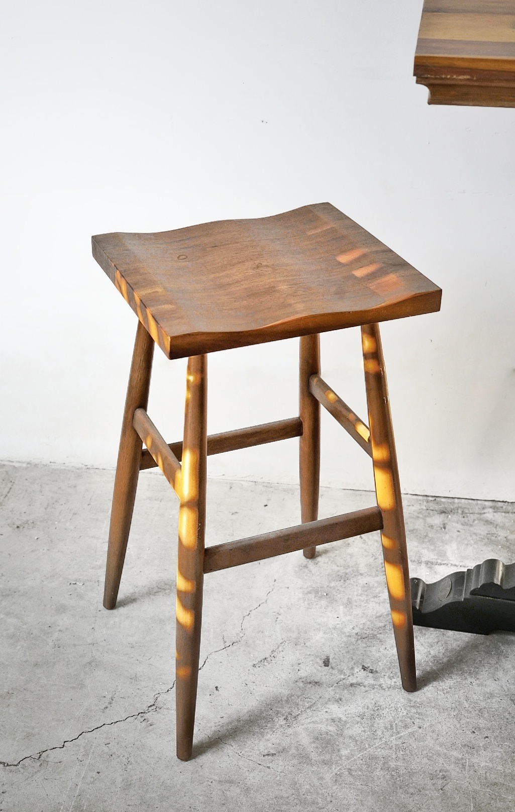 Walnut Bar Stool