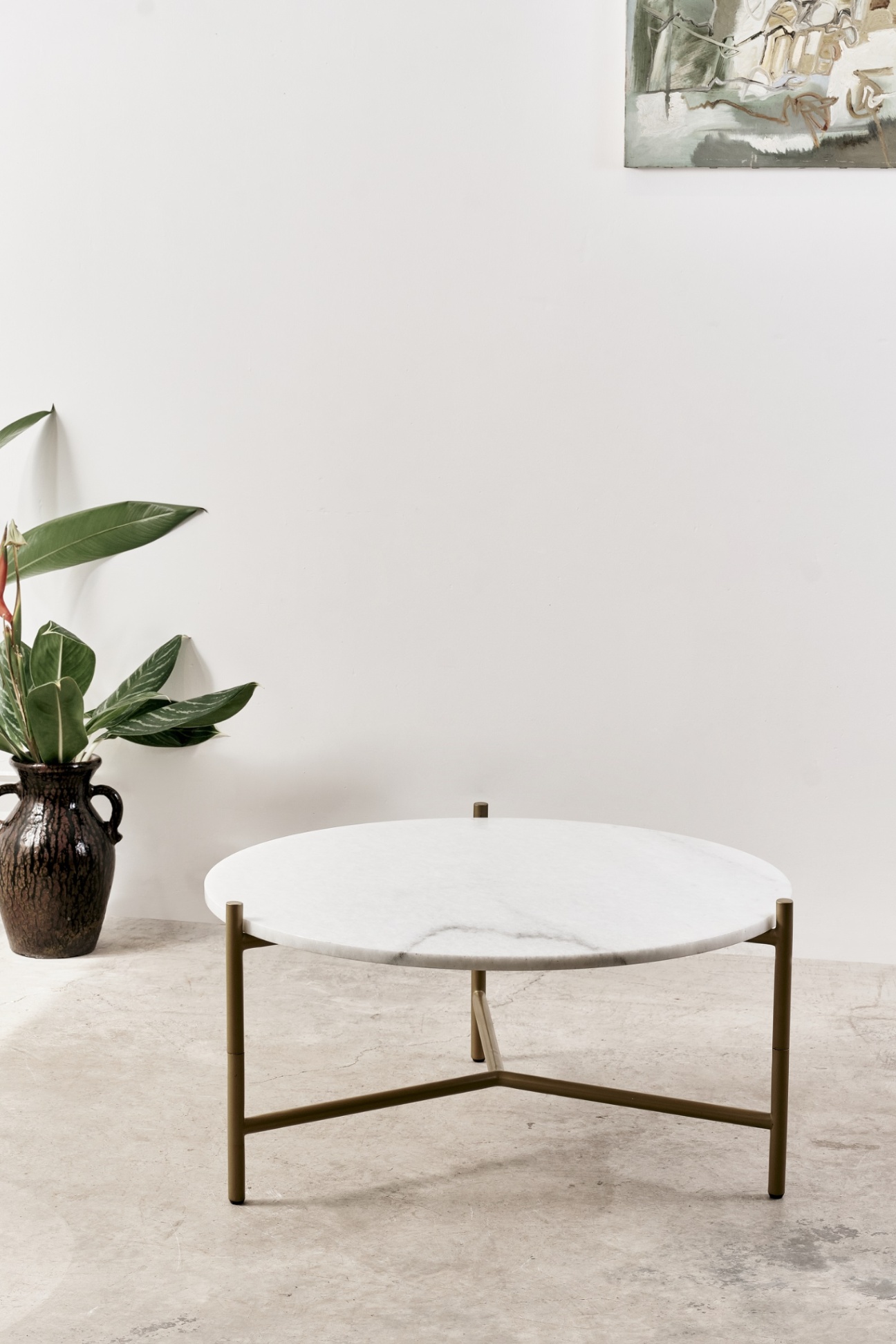 Marble cocktail table