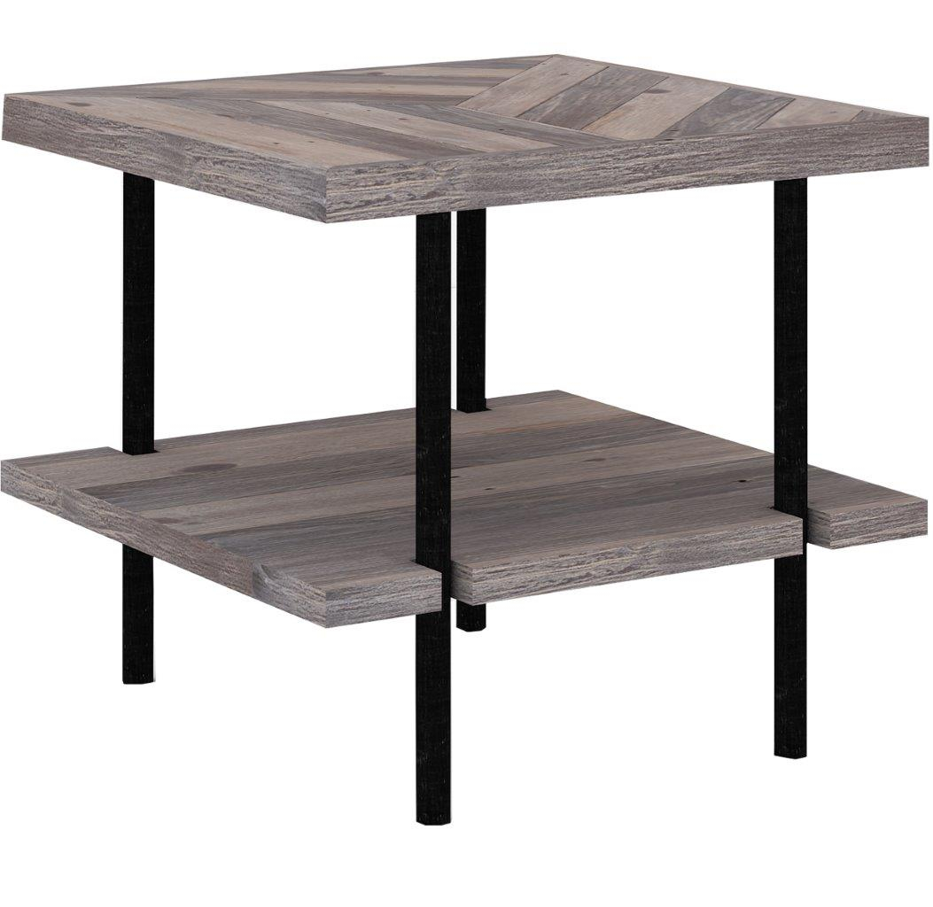 Square Coffee Table With Shelf