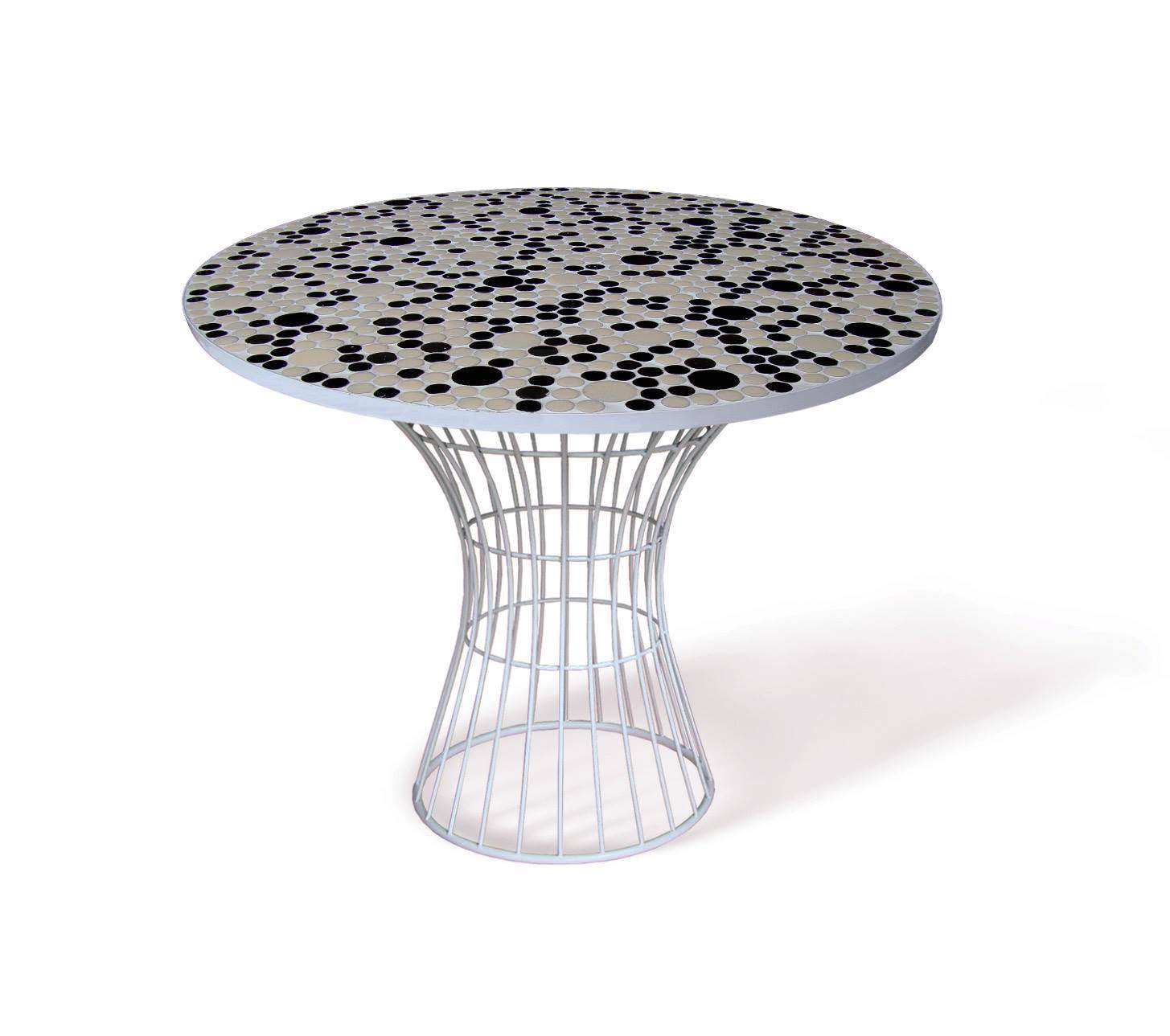 Outdoor mosaic table