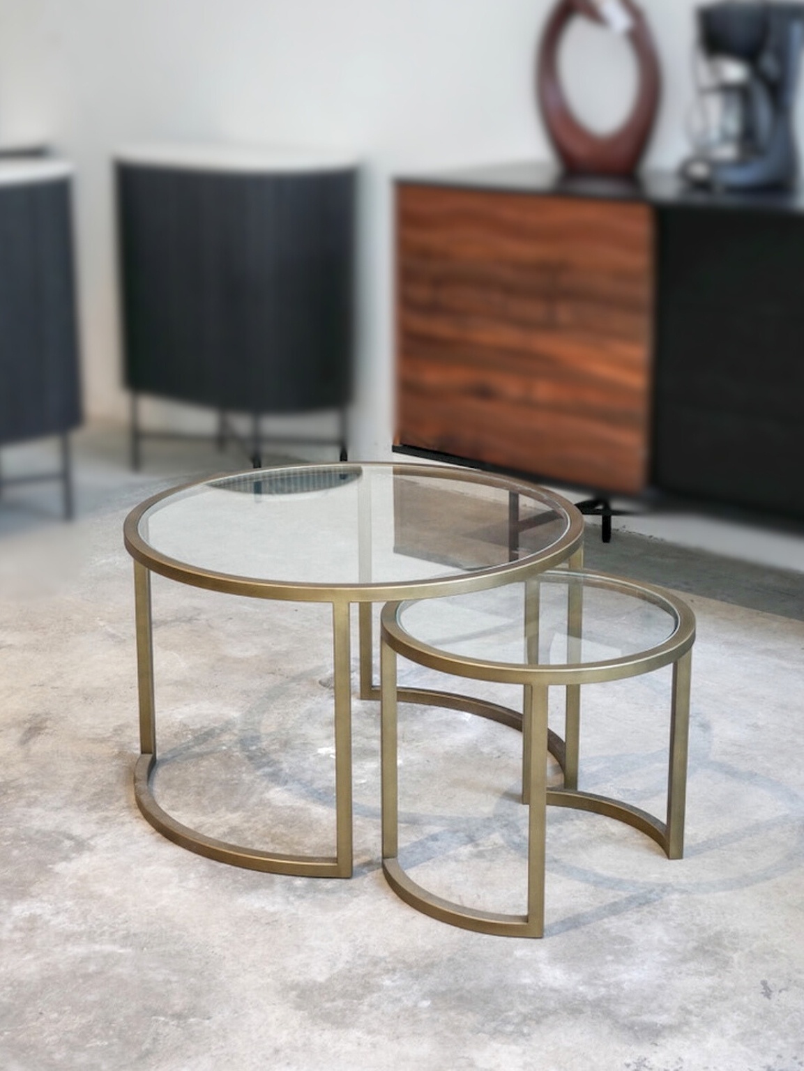 Double Glass Coffee Table