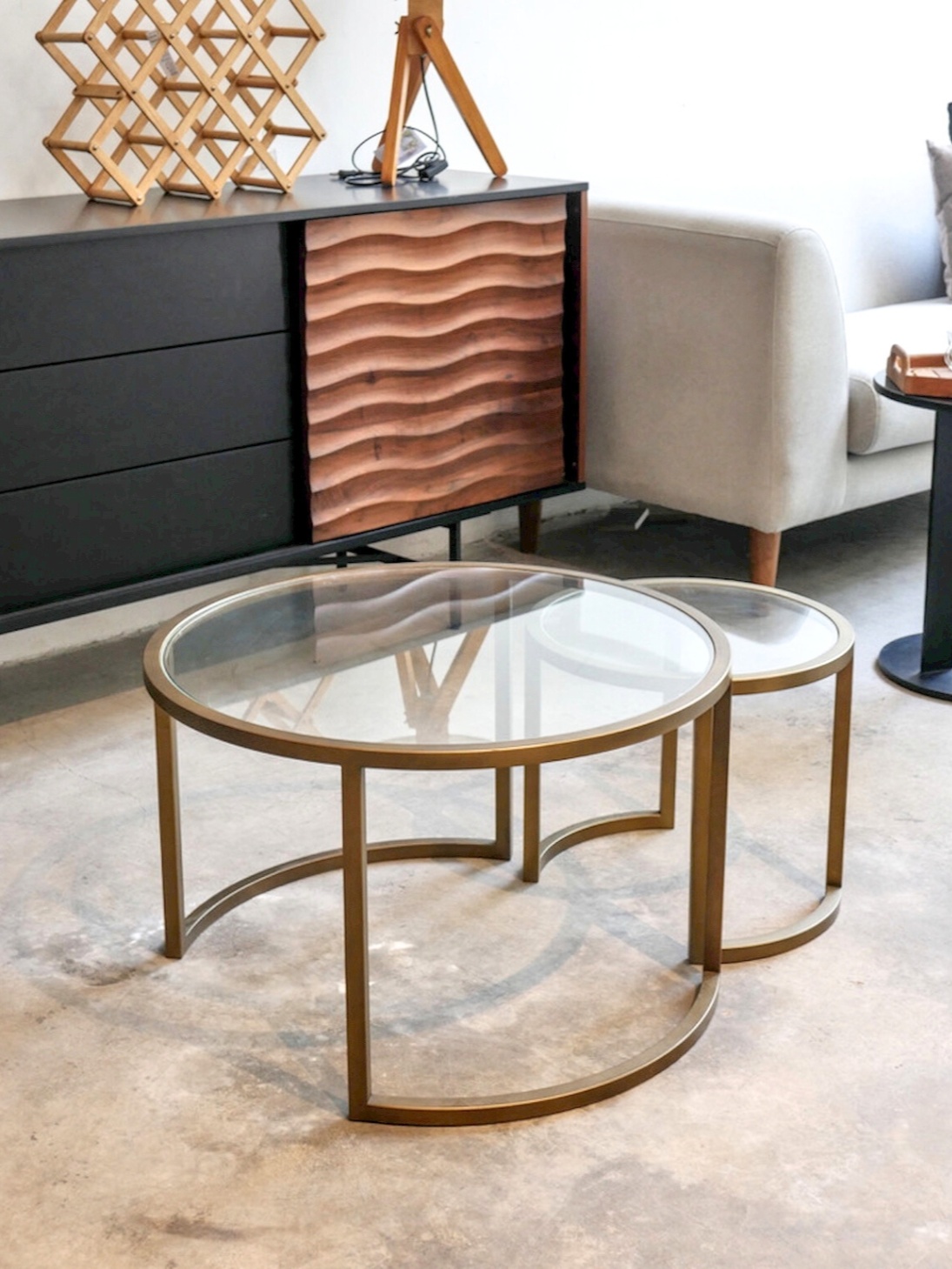 Double Glass Coffee Table