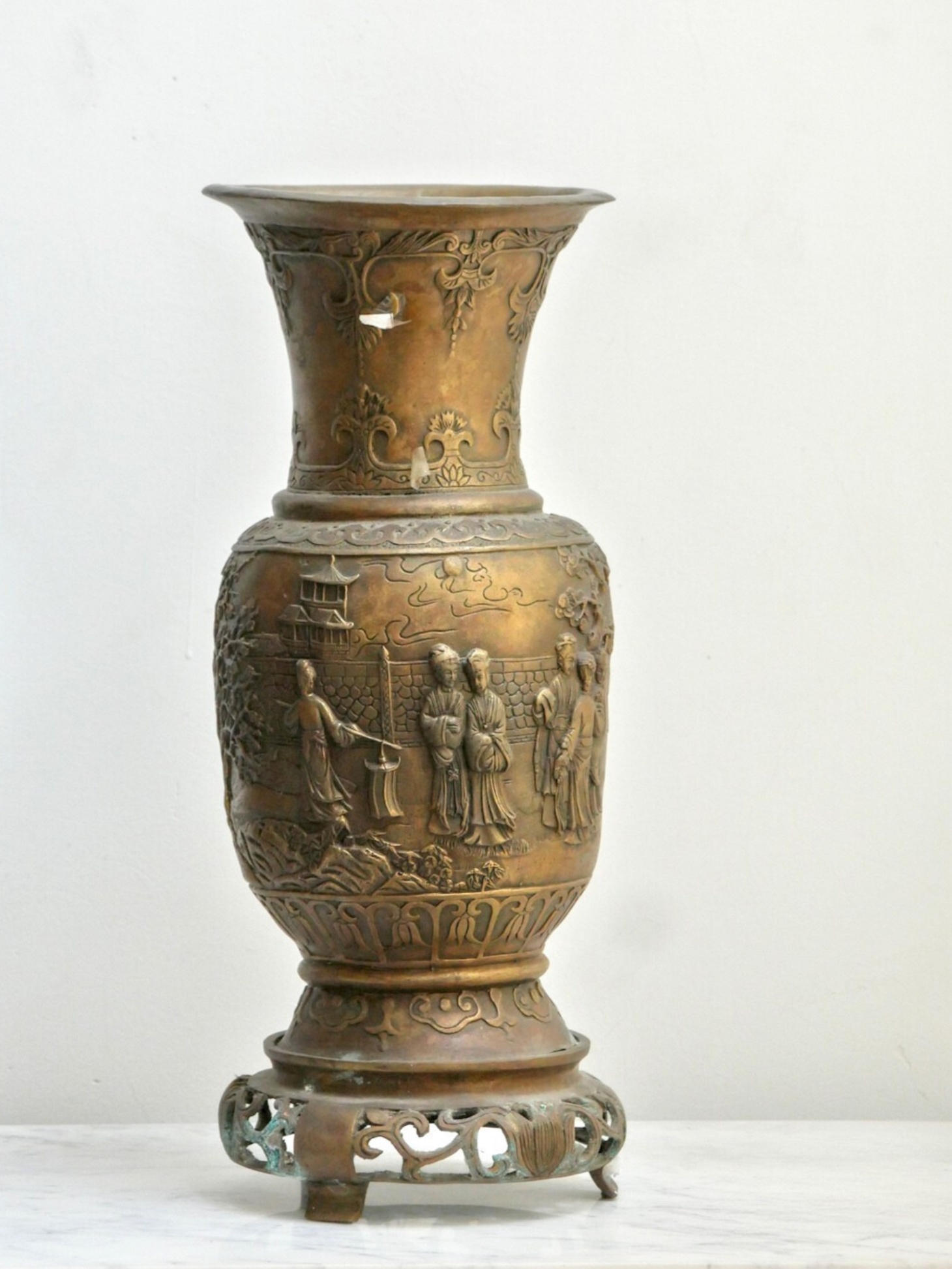 Bronze vase