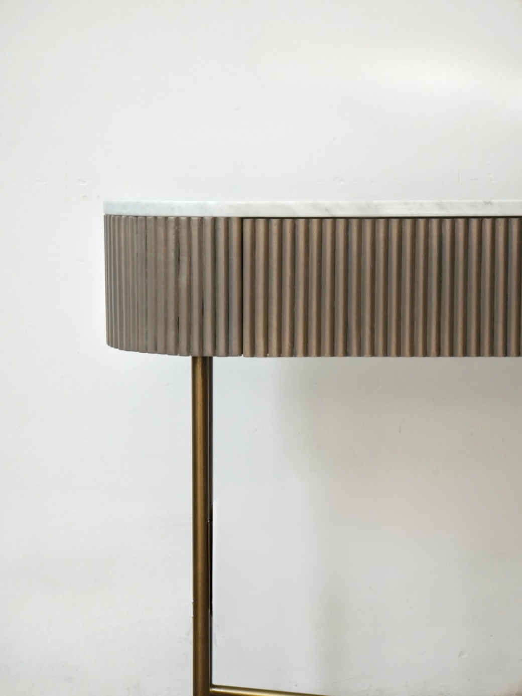 Wooden & Iron Console Table 3