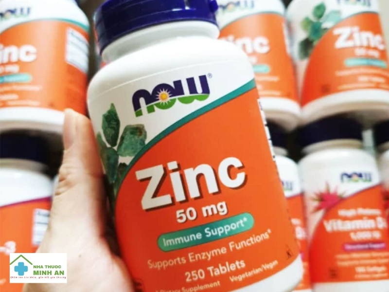 Viên Bổ Sung Kẽm NOW Zinc Picolinate 50mg - Viên uống bổ sung kẽm tăng