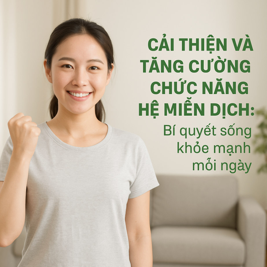 Cải Thiện Và Tăng Cường Chức Năng Hệ Miễn Dịch: Bí Quyết Sống Khỏe Mạnh Mỗi Ngày