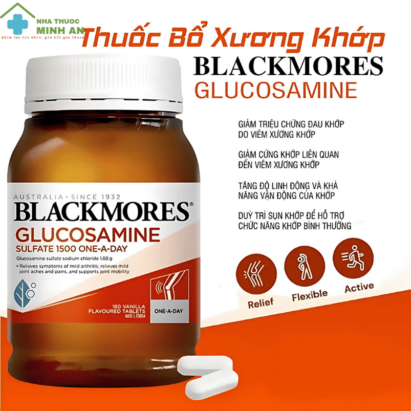 Thực phẩm chức năng viêm khớp Glucosamine 1500mg One-A-Day – Giải pháp toàn diện cho người viêm khớp