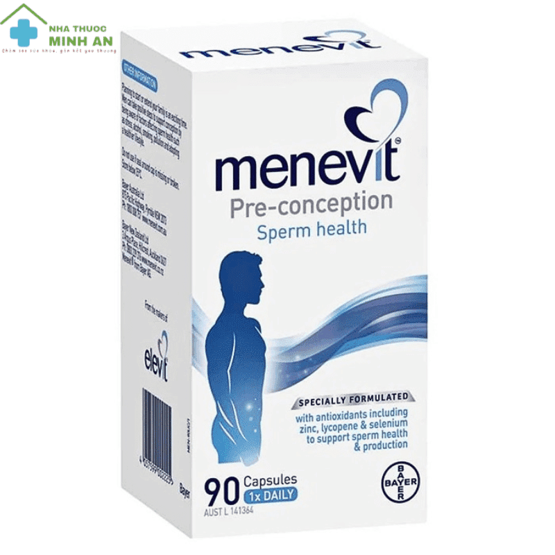 Menevit là thực phẩm chức năng hỗ trợ sức khỏe sinh sản nam giới