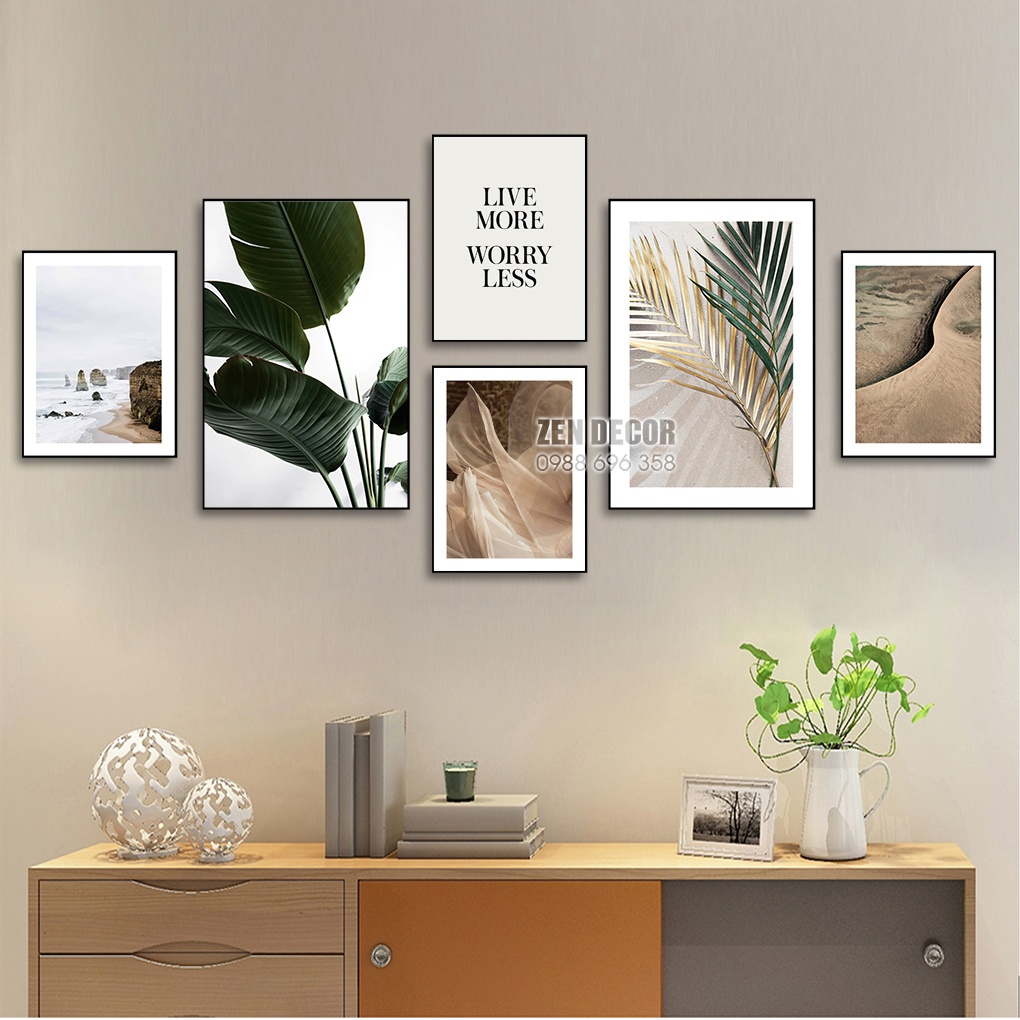 Bộ 6 tranh phong cách hiện đại - SD24
