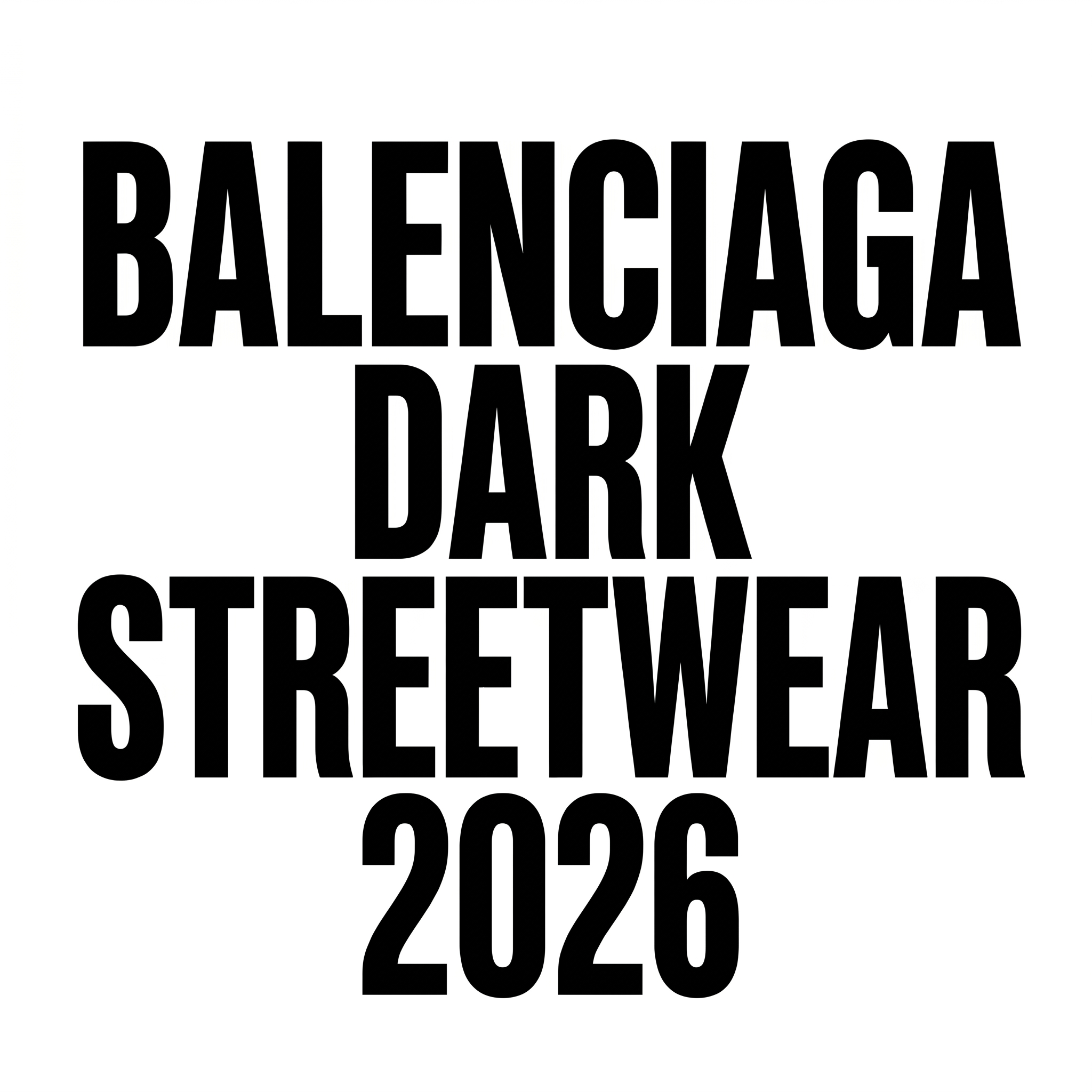 Balenciaga Dark Streetwear 2026: Cách Phối Outfit Underground “Đỉnh Cao”
