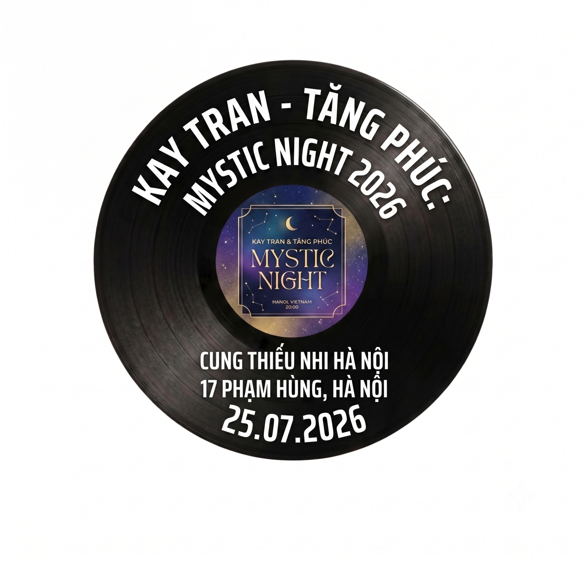 Kay Trần - Tăng Phúc: Mystic Night on July 25, 2026 – The Must-Attend Urban Music Event in Ha Noi
