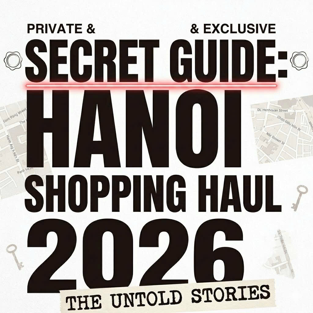 SECRET GUIDE: Hanoi Shopping Haul 2026 - The Best Thrift & Vintage Stores You Must Visit Right Now